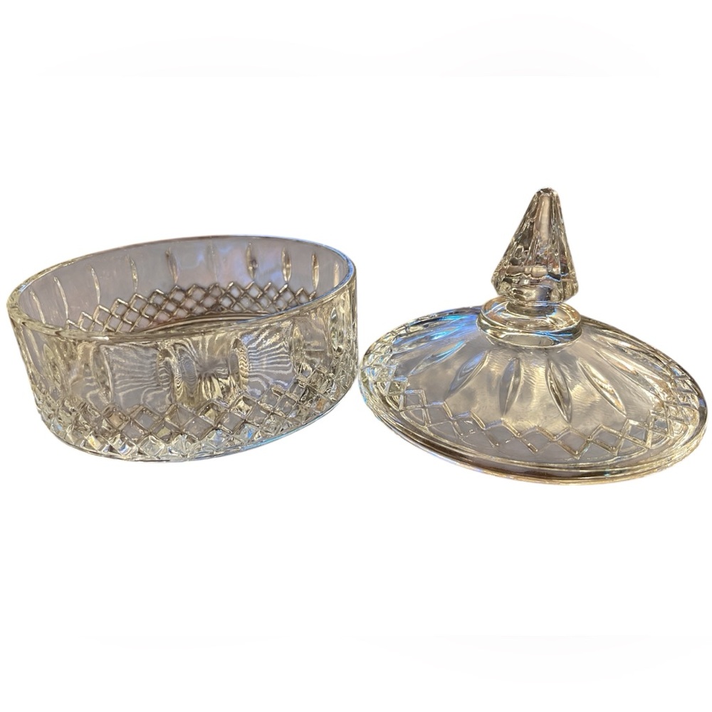 ✨Beautiful Indiana Glass Candy Dish.Princess Diamond Point. Princess Pattern. - Picture 4 of 9